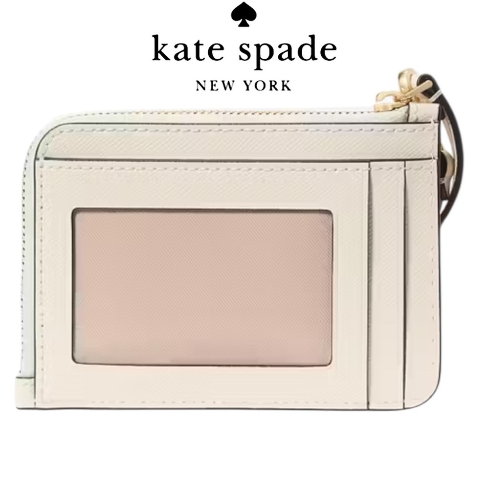 Kate Spade Madison Puffy Heart Small Card Holder Wristlet - Picture 2 of 3